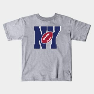 Big Bold New York Giants Monogram Kids T-Shirt